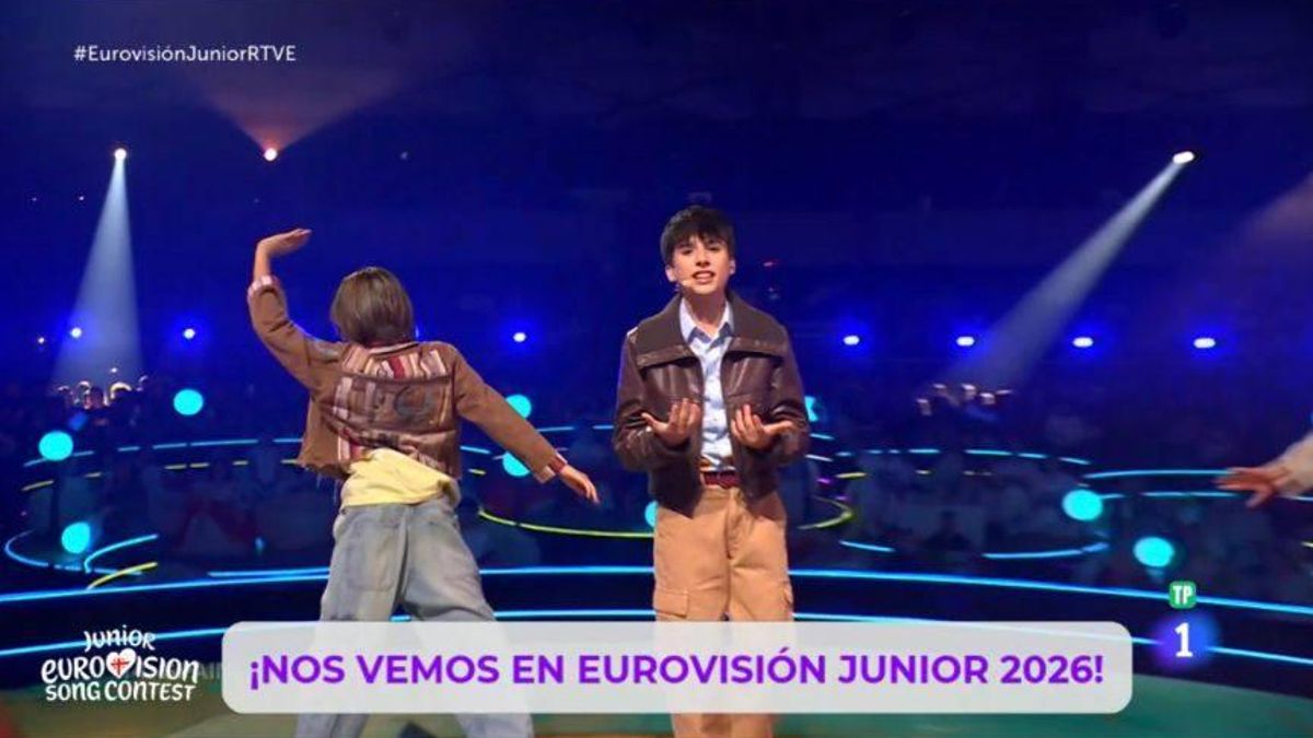 El rótulo de RTVE sobre Eurovisión Junior 2026