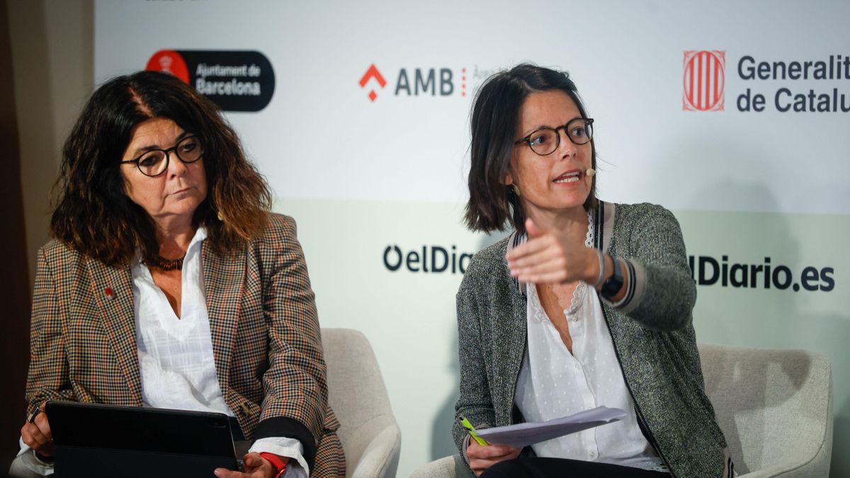 Montserrat Pareja-Eastway, doctora en Economía, profesora de la Universidad de Barcelona y codirectora de la Cátedra Barcelona Estudios de Vivienda; Maria Sisternas, coordinadora del Área de Transición Ecológica y Área Urbana del Ayuntamiento de Girona y arquitecta en la Fundación Hábitat3.