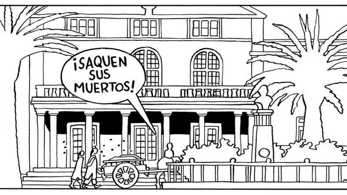 ‘Saquen sus muertos’, el cómic que rescata la epidemia de cólera en ‘una isla atlántica’ en el verano de de 1851
