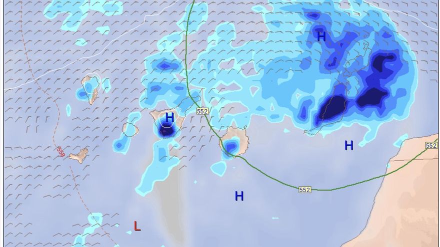 DANA en Canarias: casi todo el archipiélago, en aviso amarillo por lluvias fuertes