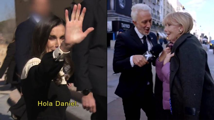 'Caiga Quien Caiga' recibió el saludo personalizado de la reina Letizia, e hizo de chófer a Esperanza Aguirre