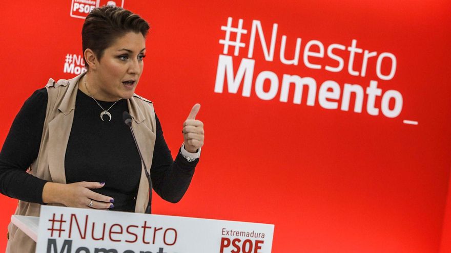 Soraya Vega, portavoz del PSOE Extremadura