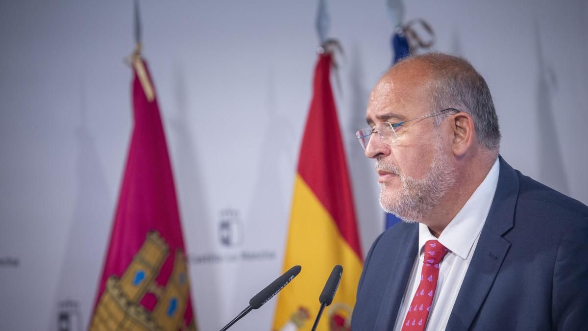 El vicepresidente primero del Gobierno regional, José Luis Martínez Guijarro