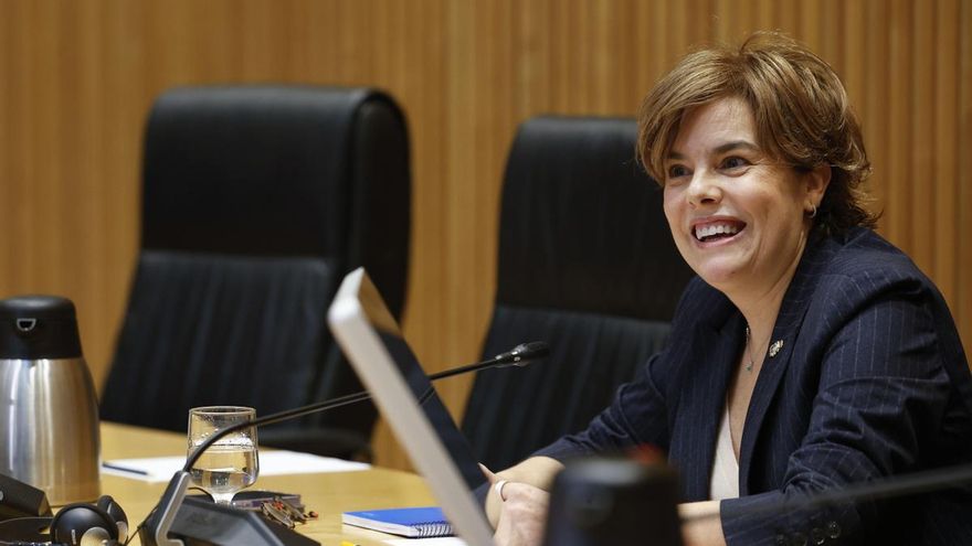 Soraya Sáenz de Santamaría: "No tengo conocimiento de ninguna brigada política ni de ninguna Operación Cataluña"