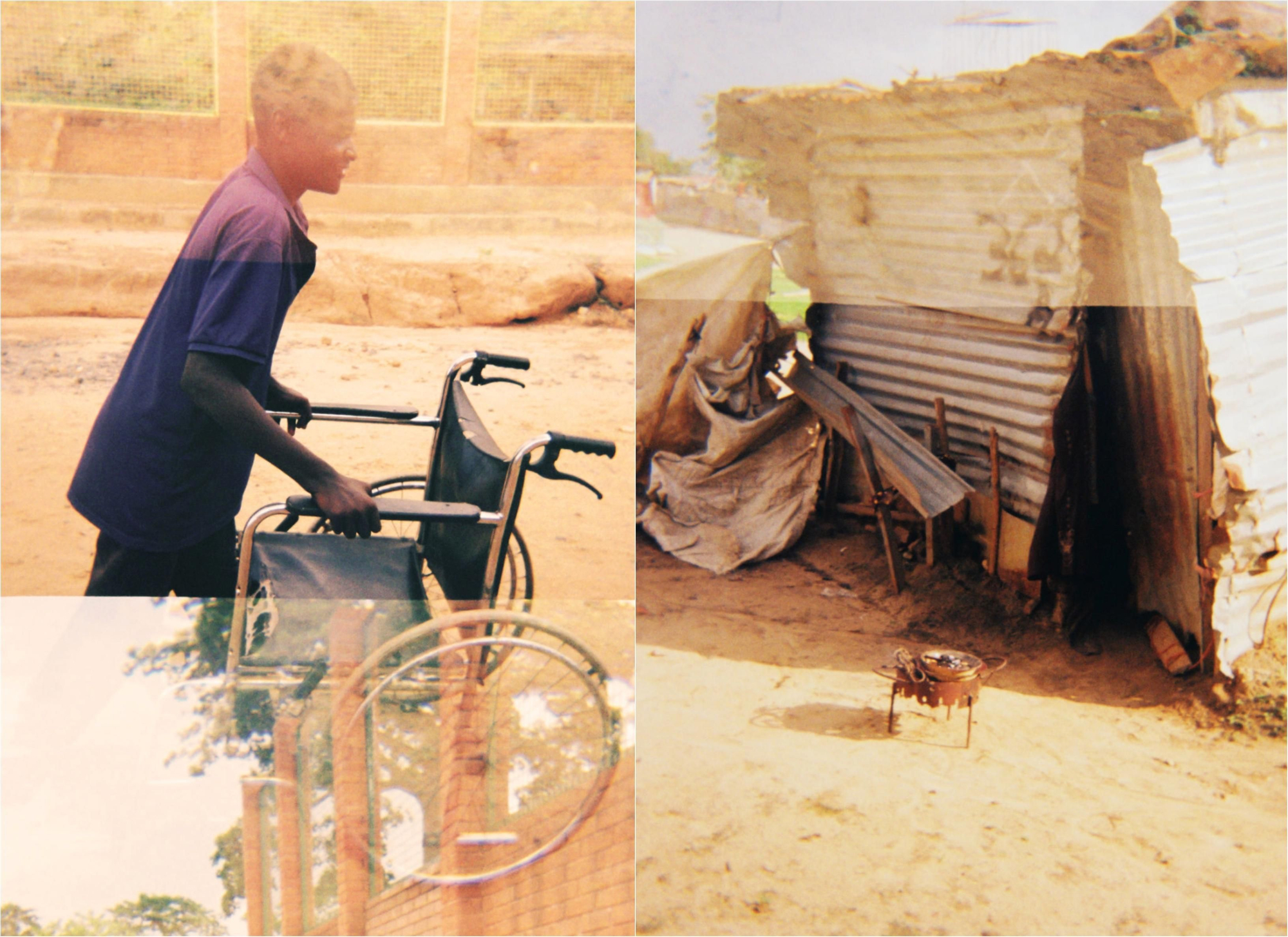 Dos fotos realizadas por Fausto durante la primera fase del proyecto