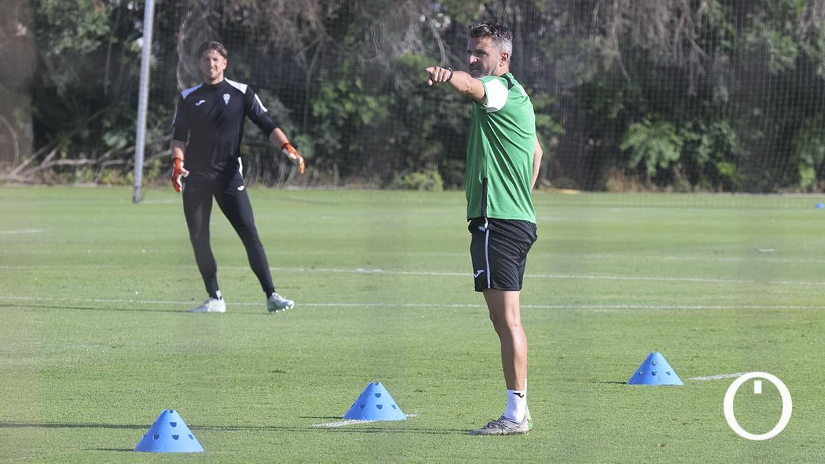 Primer entrenamiento de la pasada pretemporada del Córdoba CF