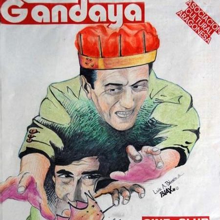 Cartel publicitario del cineclub Gandaya