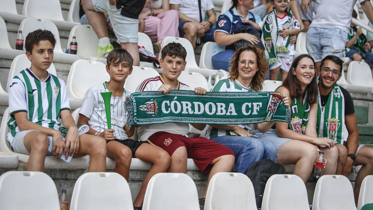 Grada Blanquiverde del Cordoba CF - Sevilla FC