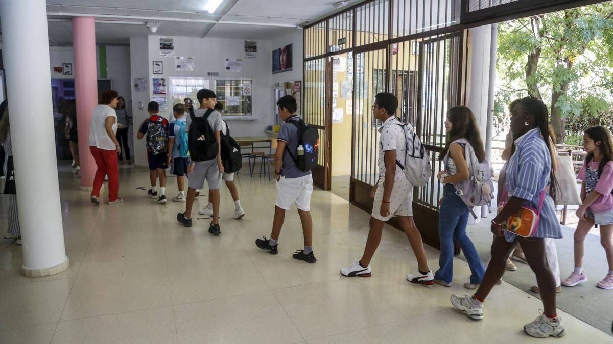 Comienzo de las clases en los institutos
