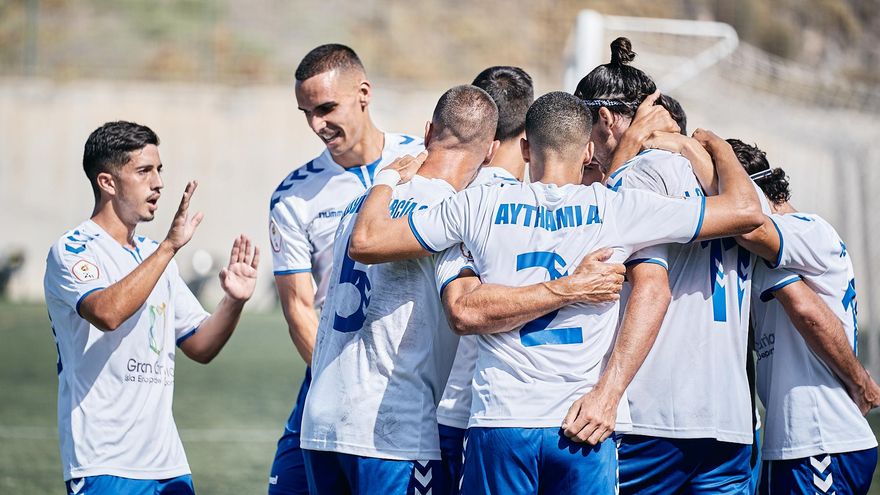 El Tamaraceite logra su primera victoria en la Segunda División B