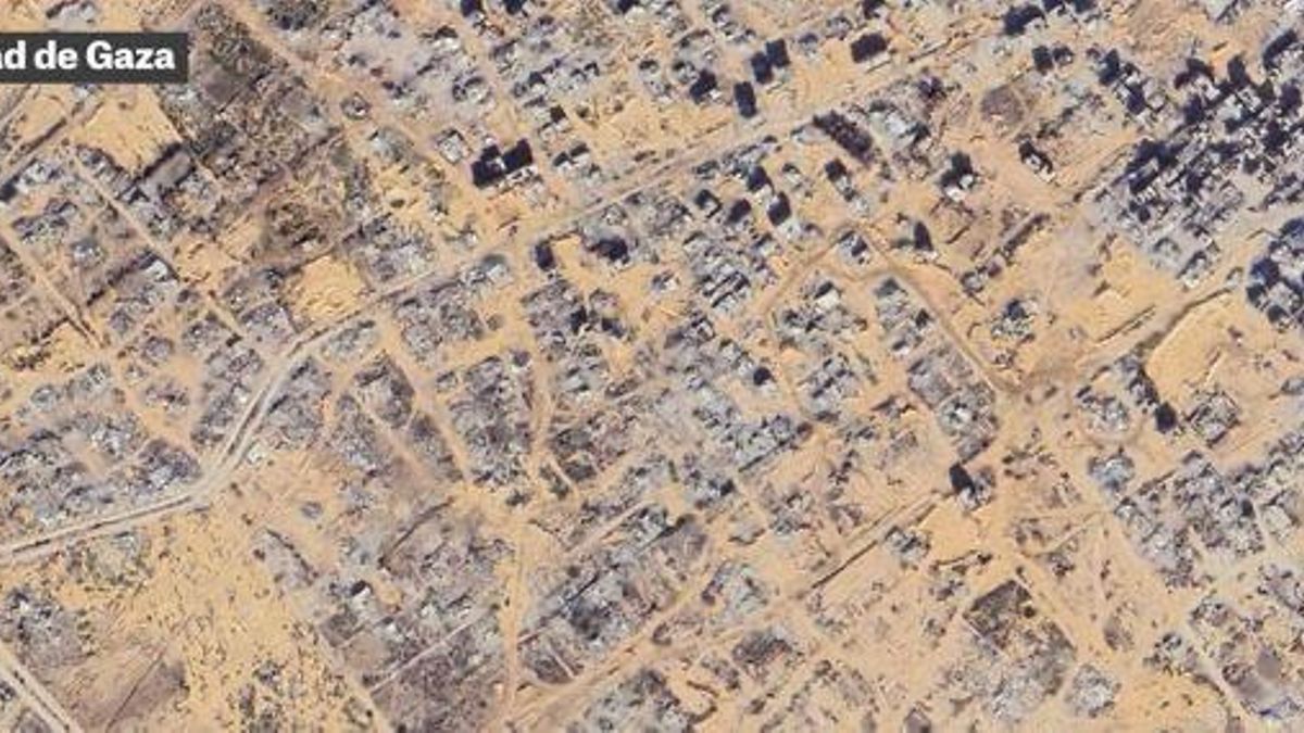 VÍDEO | La destrucción de Gaza, con imágenes de satélite: "La aniquilación es total"