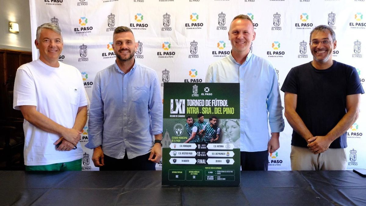 El Paso celebra la 61ª edición del Trofeo Nuestra Señora del Pino, el decano del fútbol canario.