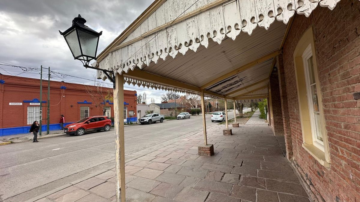 Antigua estación de tren de Gaiman, uno de los pueblos galeses de la provincia de Chubut.