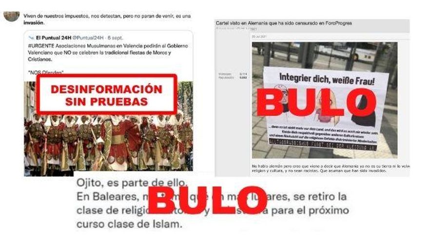 'Intégrate, mujer blanca', el cartel islamófobo creado por un youtuber para atacar a los musulmanes