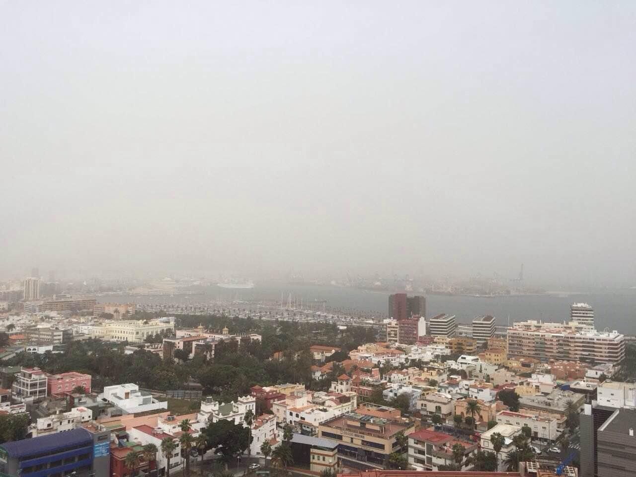 Calima en Las Palmas de Gran Canaria