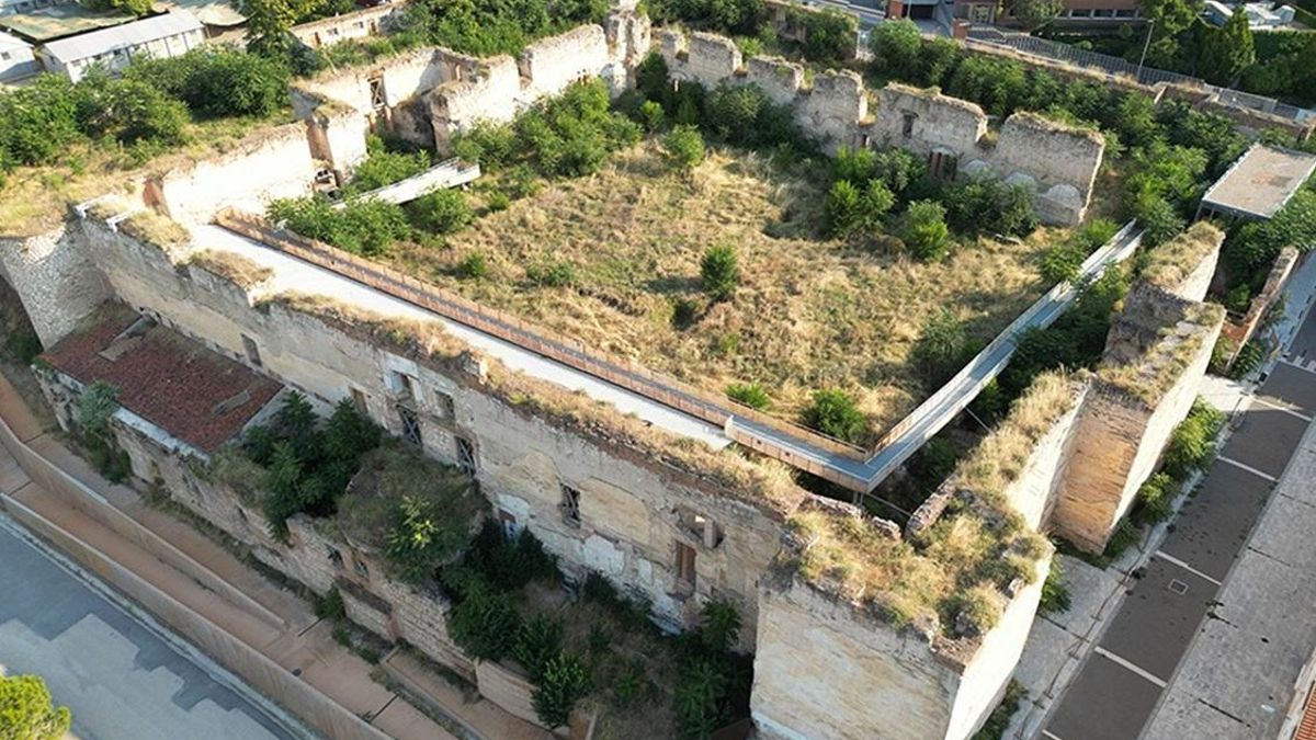 Alcázar Real de Guadalajara, en estado de abandono