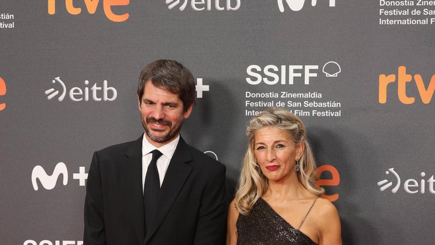 Ernest Urtasun y Yolanda Díaz en el Festival de San Sebastián