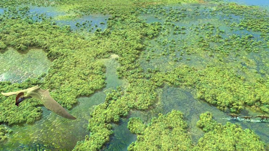 Las Hoyas, en Cuenca, reconstrucción de un humedal en el Jurásico