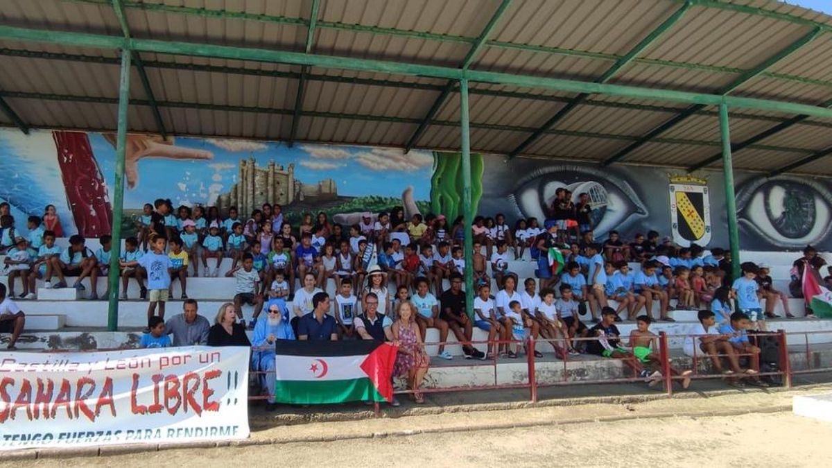 Acogida de niños saharauis en Valencia de Don Juan.