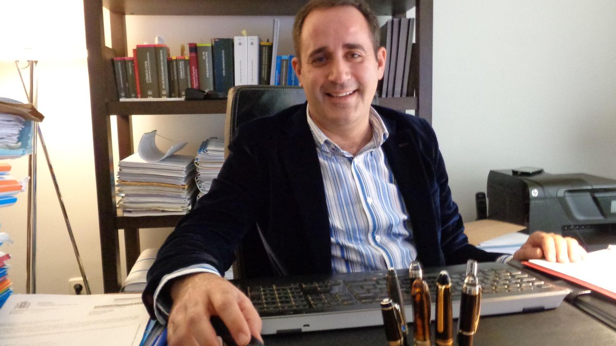 Jorge Alarte, en su despacho.