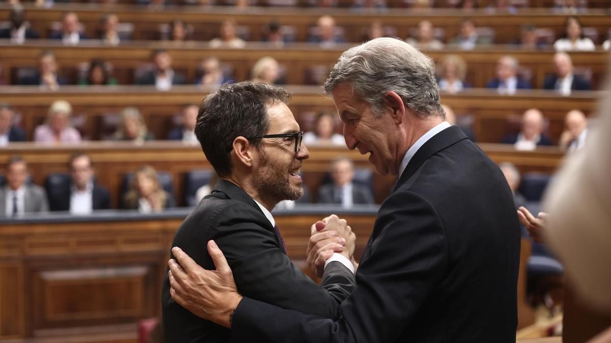 El líder del PP navarro, Sergio Sayas, no ve en su pasado en UPN un impedimento para lograr un acuerdo de coalición