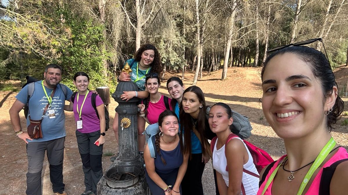 Participantes en el Camino De Santiago