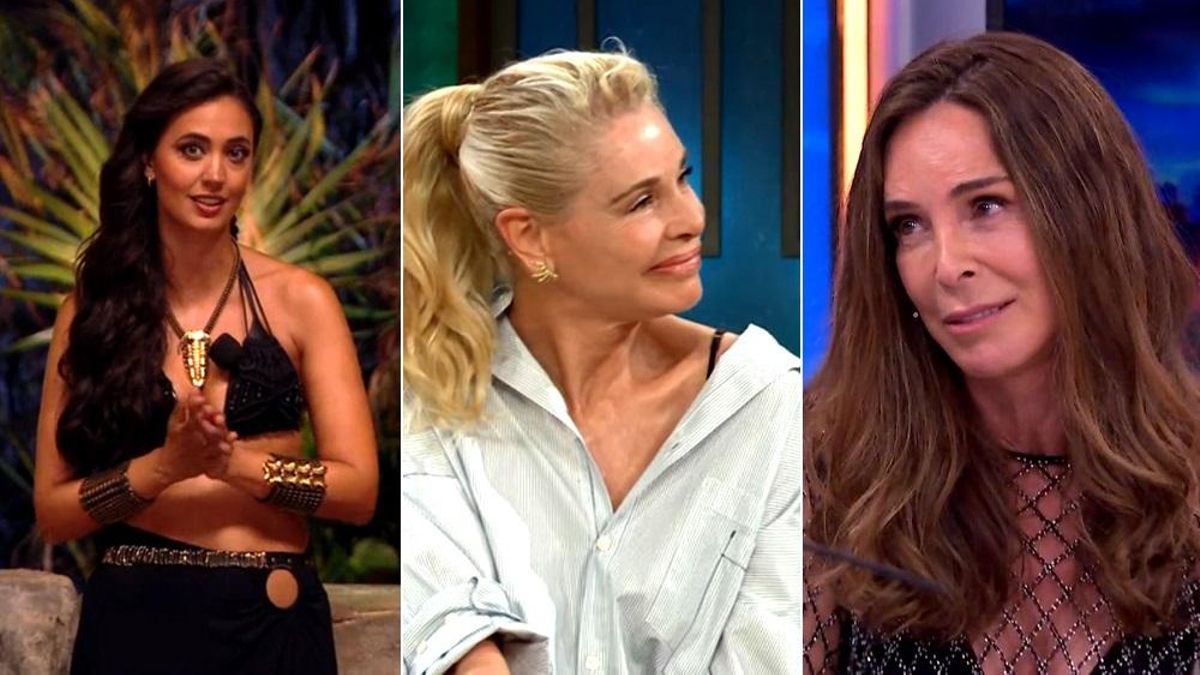 María Lamela 'Supervivientes' / Belén Rueda en 'La Revuelta' / Lydia Bosch en 'El Hormiguero'
