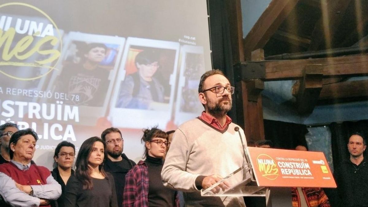 Salellas (CUP): "Gabriel no ha huido, ha buscado refugio por una persecución política"