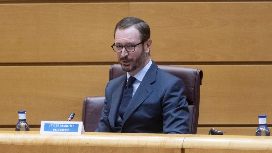 El portavoz del Grupo Parlamentario Popular en el Senado, Javier Maroto, en una imagen de archivo.