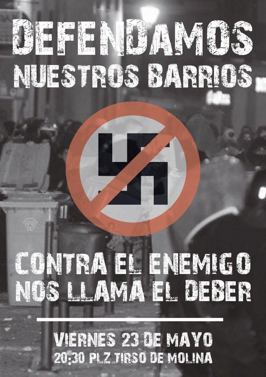 Cartel de la contramanifestación