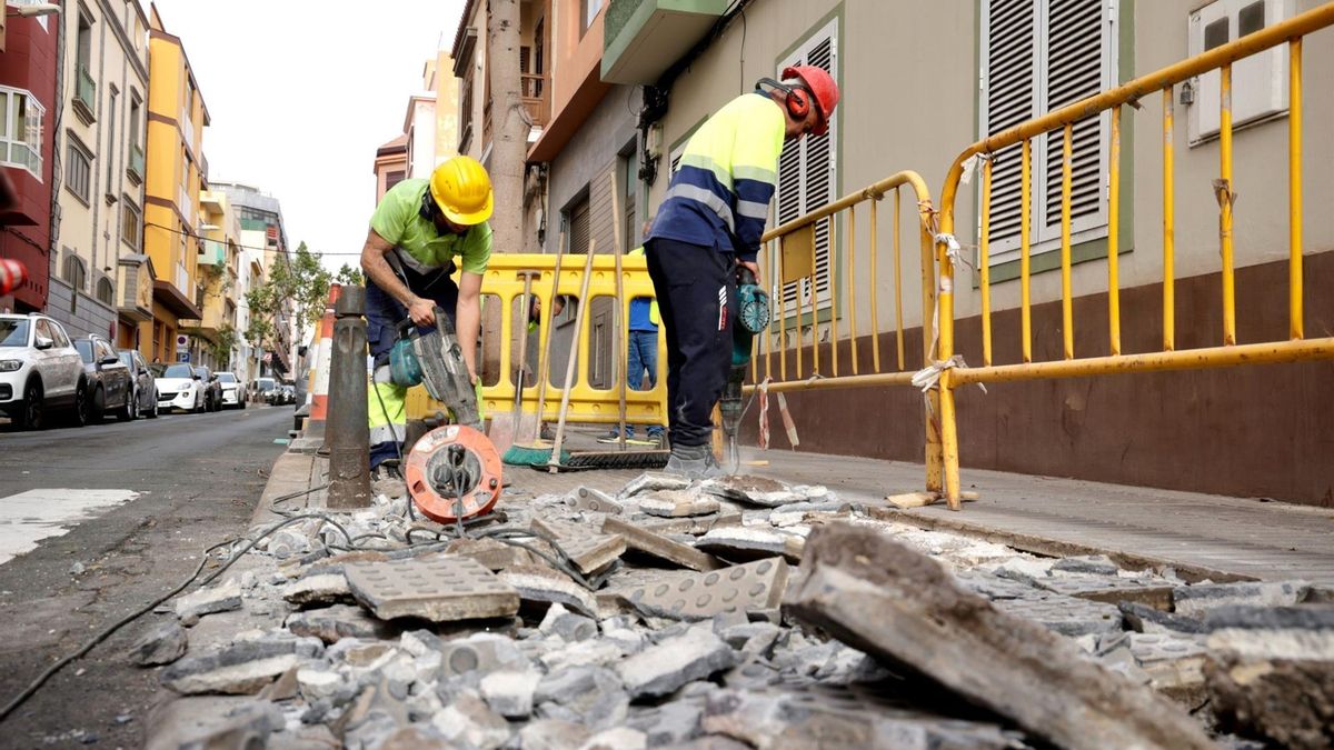 El Ayuntamiento de Las Palmas de Gran Canaria invierte 572.000 euros en mejorar la accesibilidad de calles y cruces de Guanarteme