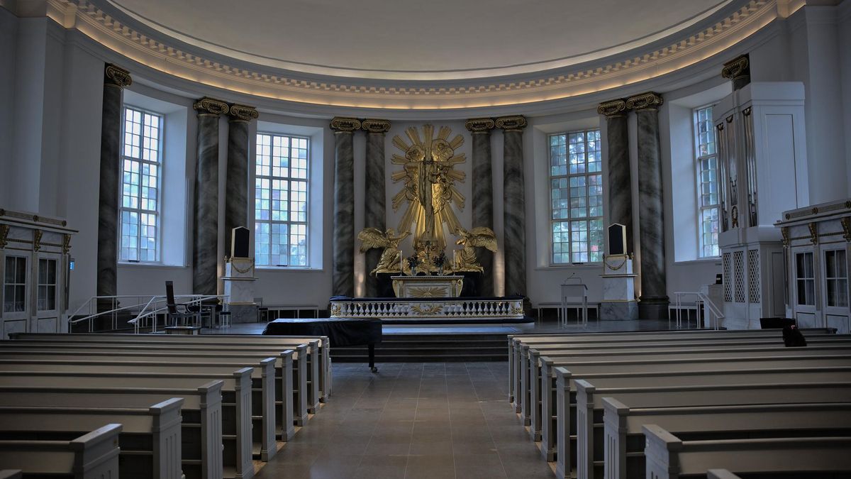Barroco en blanco: Catedral de Gotemburgo.