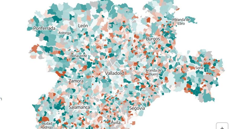 MAPA | Consulta los datos de participación a las 18.00 horas en Castilla y León, municipio a municipio