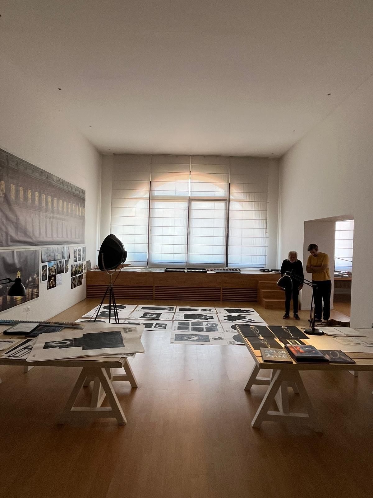 Estudio de Fabrizio Plessi en Venecia.