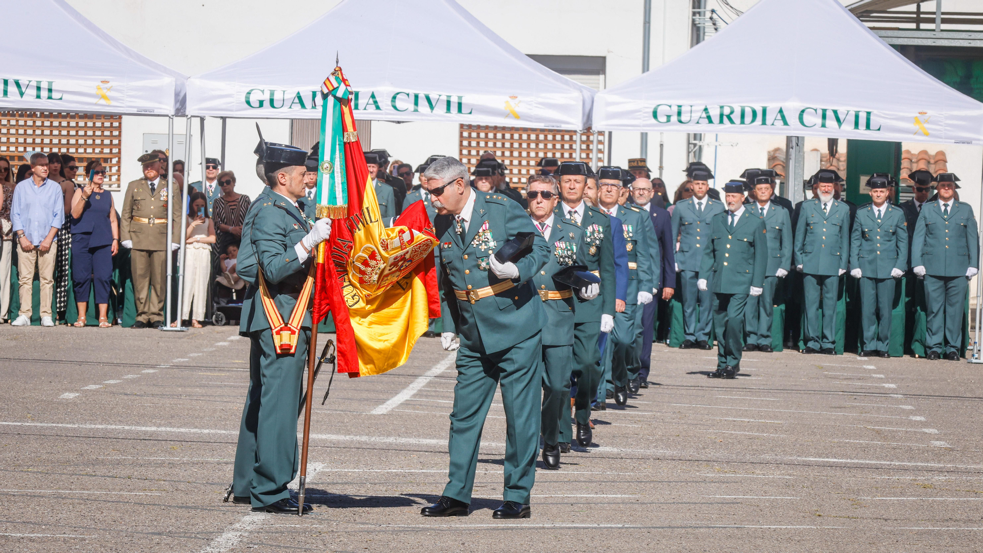 El ministro del Interior, Fernando Grande-Marlaska asiste al acto de conmemoración del 182º aniversario de la Guardia Civil