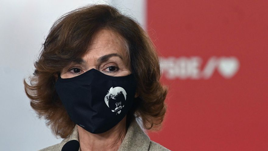 La vicepresidenta del Gobierno, Carmen Calvo. EFE/ Fernando Villar