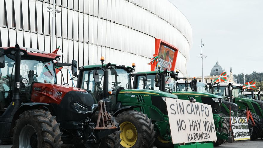 La excepción de Gipuzkoa: mismas reivindicaciones en el campo pero sin protestas de los tractores