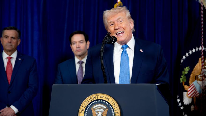El presidente de EE.UU., Donald Trump, en una fotografía de archivo. EFE/NICOLE COMBEAU