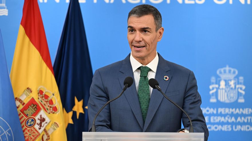 El presidente del Gobierno, Pedro Sánchez