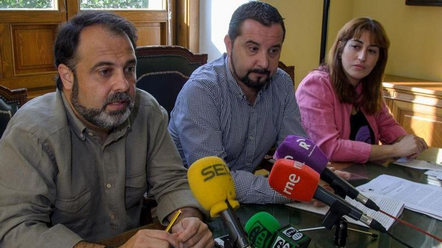 Javier Mateo, Jorge Vega y Sonsoles Arnao / Foto: Ganemos Toledo
