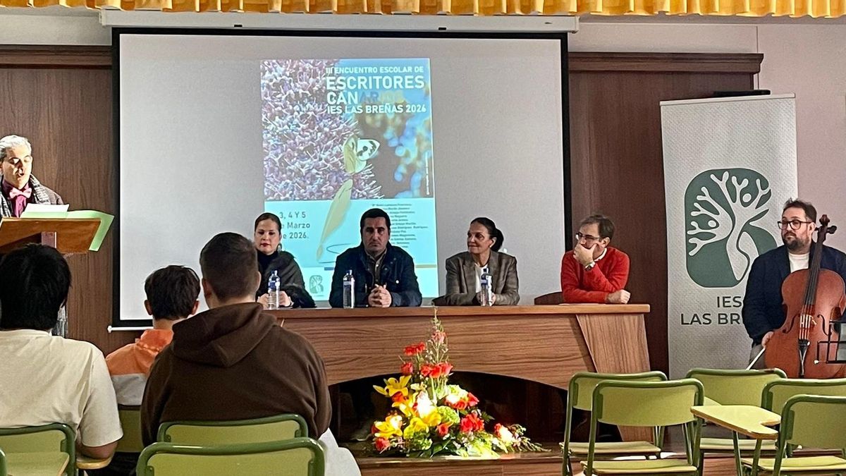 III Encuentro Escolar de Escritores Canarios en el IES Las Breñas