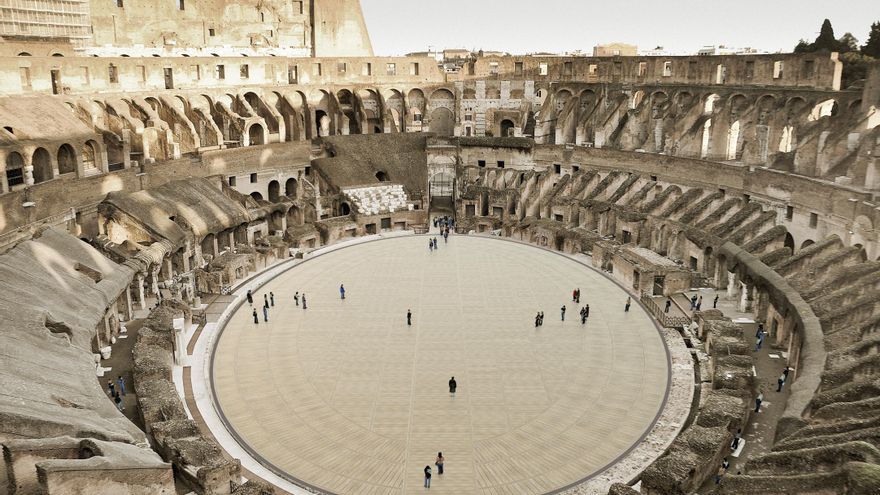 El Coliseo romano recuperará su arena en 2023 con un proyecto ecosostenible