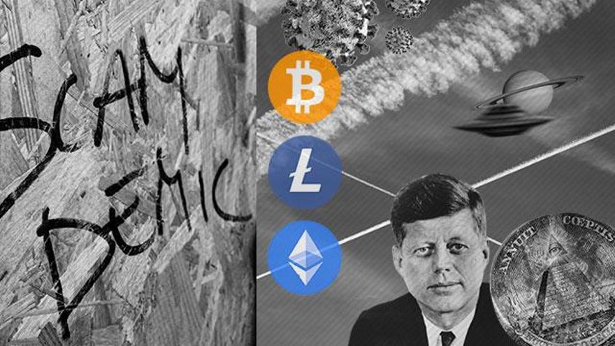 Las teorías conspirativas y las fake news se alimentan de las criptomonedas