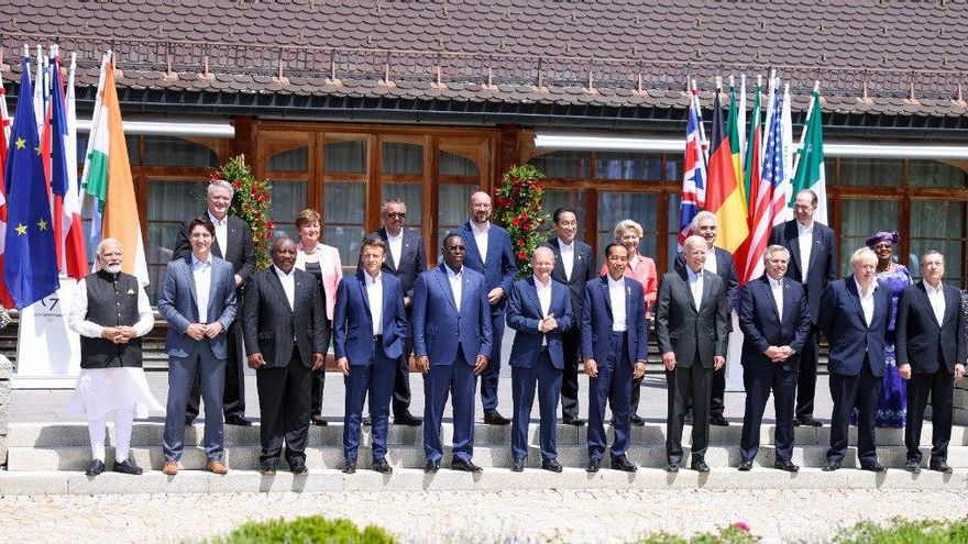 Fernández condenó a Rusia, pero pidió al G7 que redirija fondos del armamentismo al reparto de DEG a los países emergentes