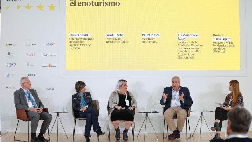 Ponentes de la mesa sobre gastronomía y enoturismo