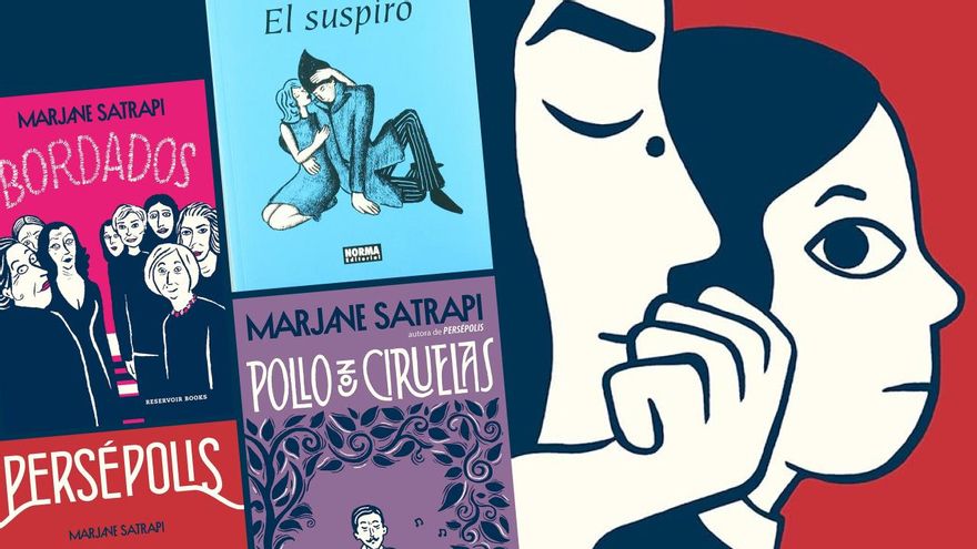 Las únicas (pero indispensables y rompedoras) cinco obras de cómic de Marjane Satrapi