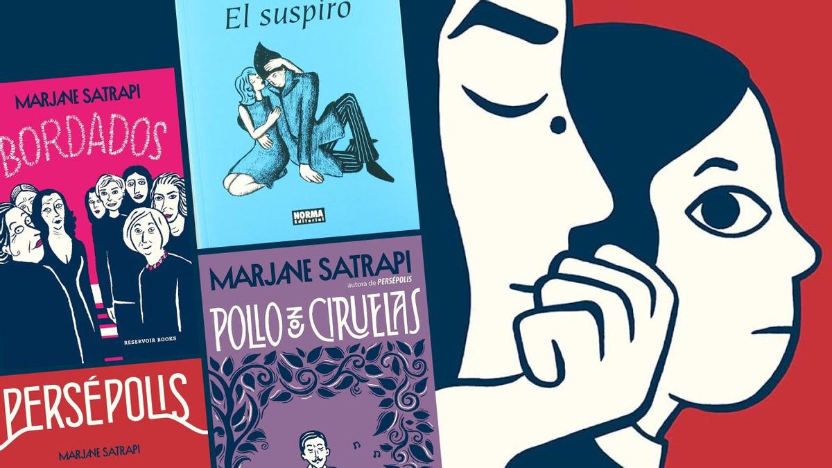 Las únicas (pero indispensables y rompedoras) cinco obras de cómic de Marjane Satrapi