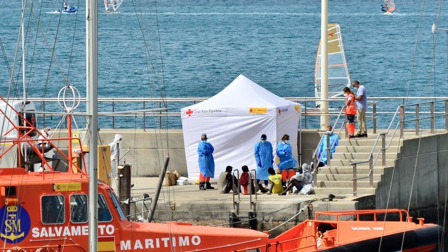 Llegada de los polizones a Gran Canaria