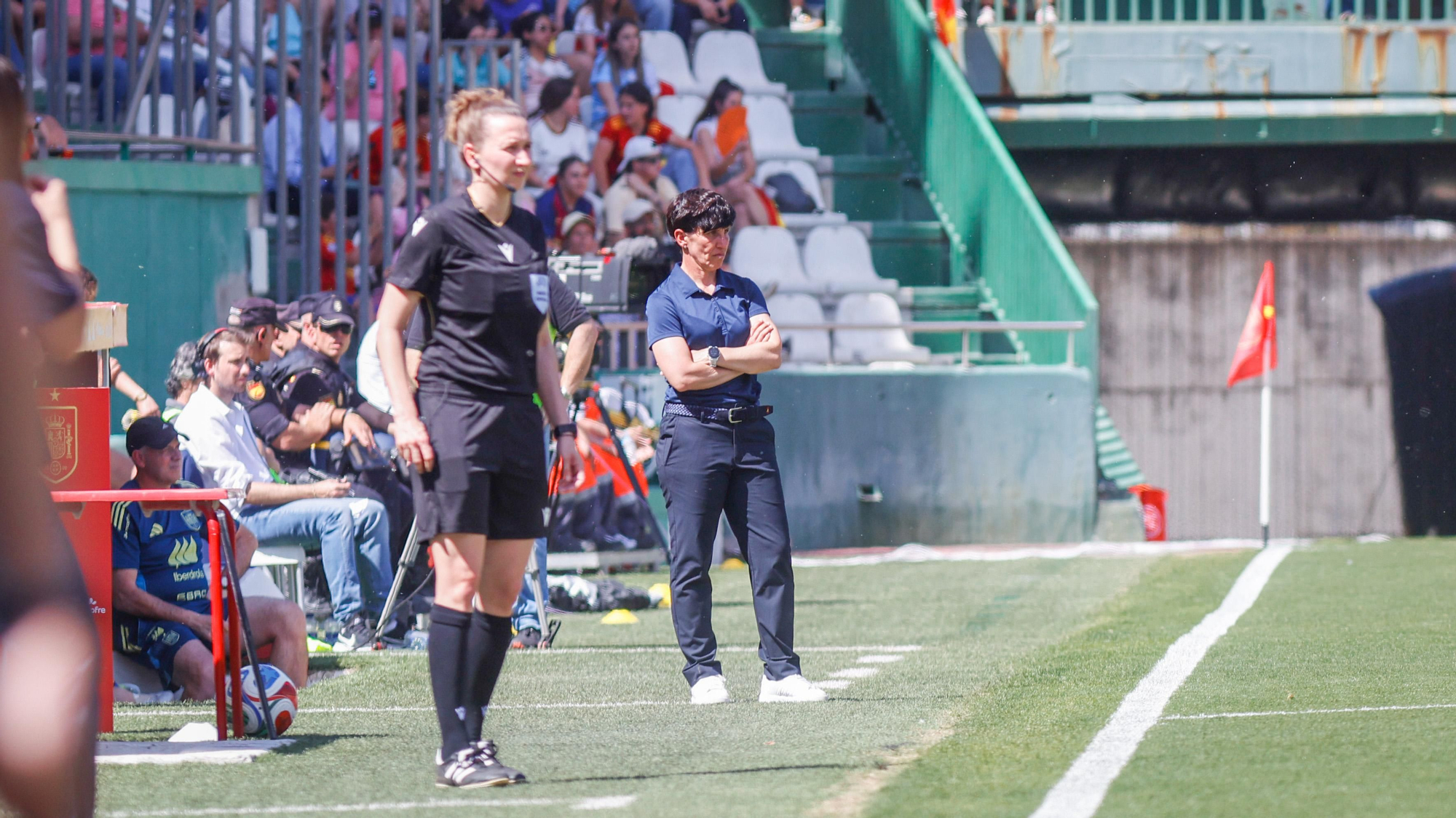 El partido de la selección femenina España - Ucrania