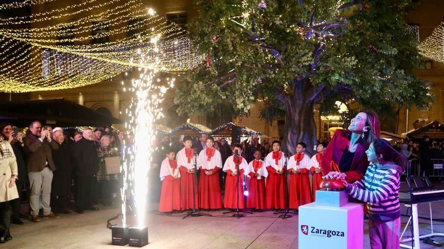 Encendido de luces navideñas en Zaragoza y Huesca: horarios y lugares donde puedes verlo